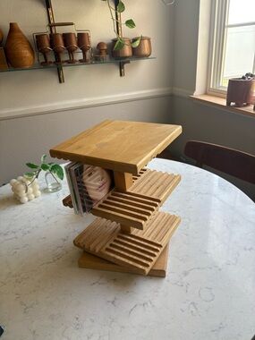 Vintage Cd  organizer lazy Susan